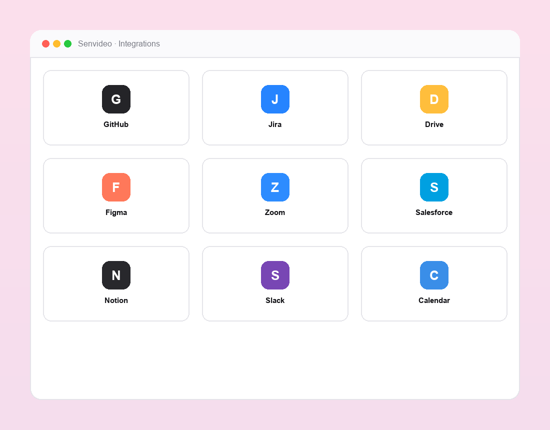 Integrations and connected apps